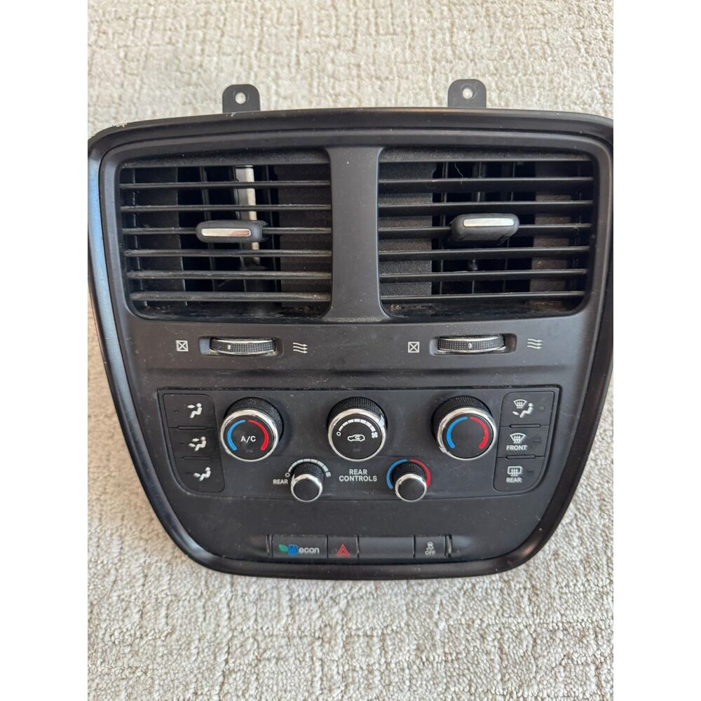 2011-2020 Dodge Grand Caravan Climate Control Switch Panel Center Air Vents